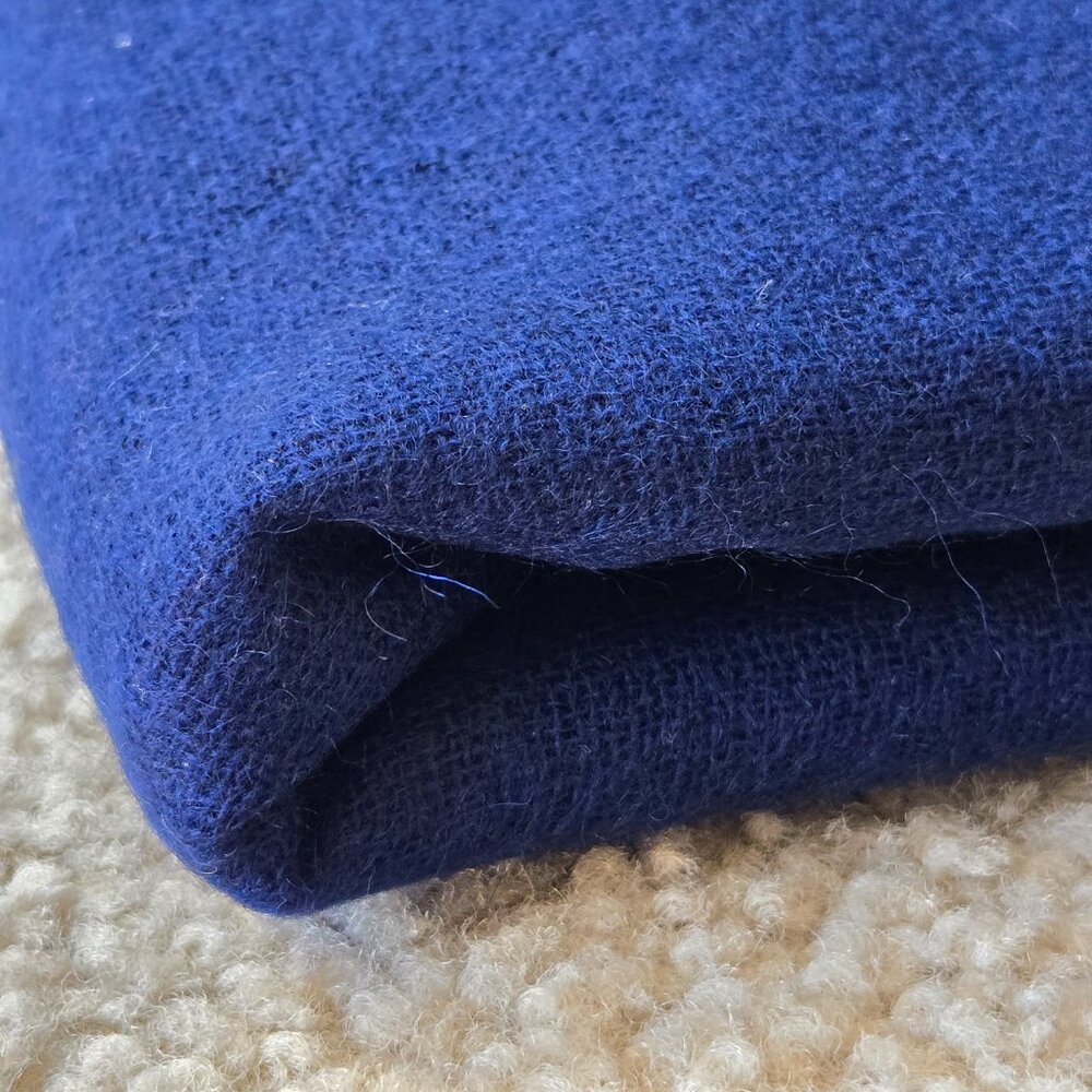 Black Saks Fifth Avenue Woven Cashmere Scarf Blue - Picture 11 of 15